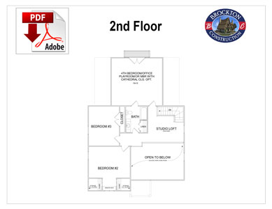 Optional lower floor plan image